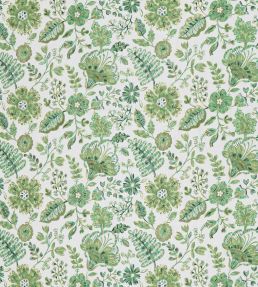 Flora Fabric by Jim Thompson No.9 Green
