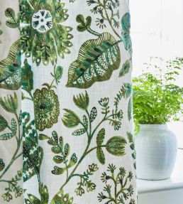 Flora Fabric by Jim Thompson No.9 Green