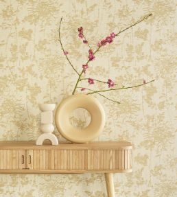 Floral Mist Wallpaper by Eijffinger Beige / Sand