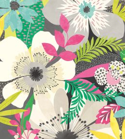 Floral Riot Wallpaper by Ohpopsi Chalk & Carbon