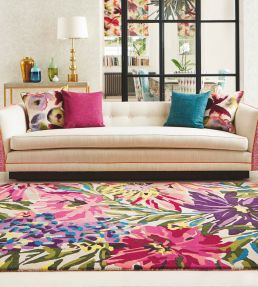 Harlequin Floreale rug Fuchsia 44905-140200 Fuchsia