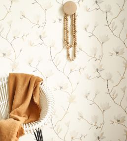Florescence Suzhou Wallpaper by Casadeco Rose