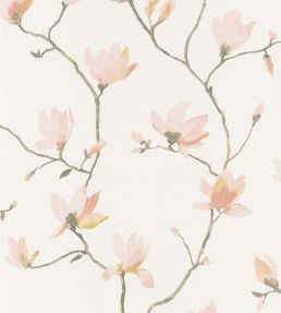 Florescence Suzhou Wallpaper by Casadeco Rose