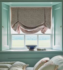 Flori Fabric by James Hare Cherry Rose