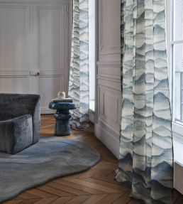 Flou Fabric by Casamance Pierre Bleue