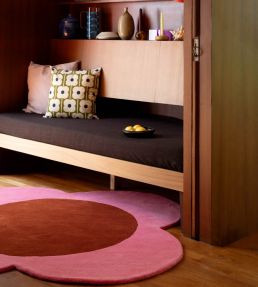 Orla Kiely Flower Spot rug Pink/Red 158400150001 Pink/Red
