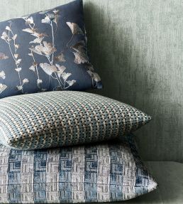 Floyd Fabric by Jane Churchill Blue/Grey