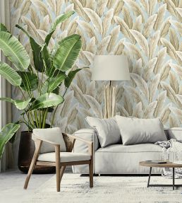 Foliage Wallpaper by Today Interiors Verdigris