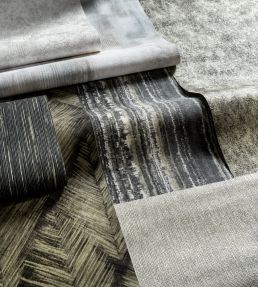 Striatus Wallpaper by Clarke & Clarke Pebble