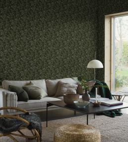 Forest Berries Wallpaper by Borastapeter Green/Blue