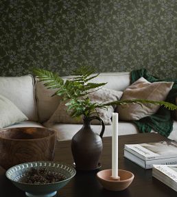 Forest Berries Wallpaper by Borastapeter Green/Blue