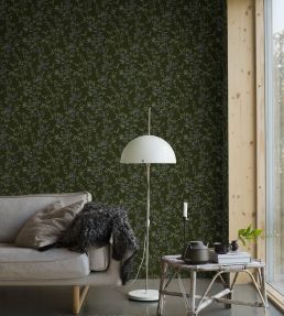 Forest Berries Wallpaper by Borastapeter Green/Blue