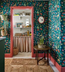 Forest of Dean Wallpaper by Sanderson Midnight /Multi