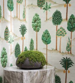 Foresta Wallpaper by Osborne & Little Olive/Gold