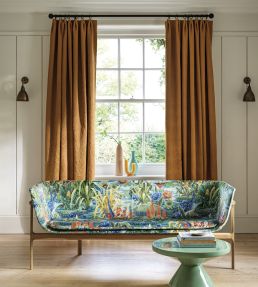 Foulard Silk Fabric by Osborne & Little Eau De Nil