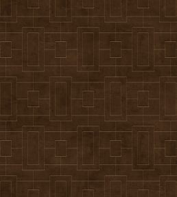 Fretwork Wallpaper by Coordonne Chocolate