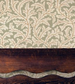 Frond Ogee Wallpaper by Josephine Munsey Sage