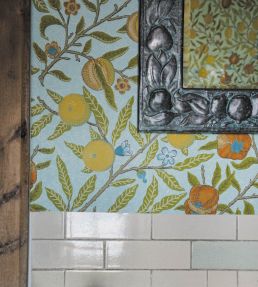 Fruit Wallpaper by Morris & Co Sky