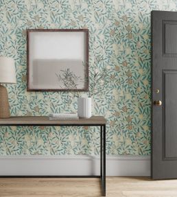 Fruit Wallpaper by Morris & Co Slate / Vellum