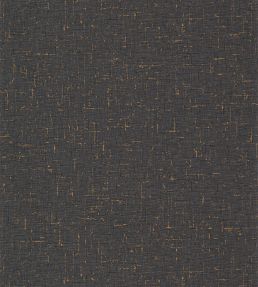 Gaze Metal Wallpaper by Caselio Noir Cuivre