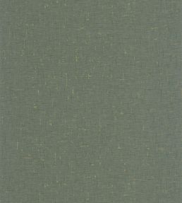 Gaze Metal Wallpaper by Caselio Vert Eucalyptus Or