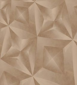 Geo Diamond Mural by Eijffinger Brown/Taupe