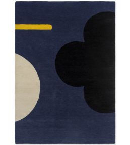 Orla Kiely Geo Flower rug Denim 60608120180 Denim