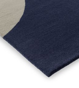 Orla Kiely Geo Flower rug Denim 60608120180 Denim