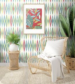 Geometric Harmony Wallpaper by Today Interiors Multi