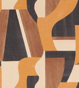 Gino Wallpaper by Casamance Cognac