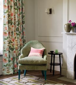 Gloriana Fabric by Jane Churchill Aqua