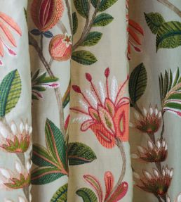 Gloriana Fabric by Jane Churchill Aqua