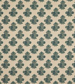 Poppy Paisley Fabric by GP & J Baker Indigo