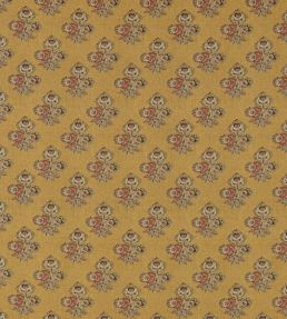 Poppy Paisley Fabric by GP & J Baker Ochre