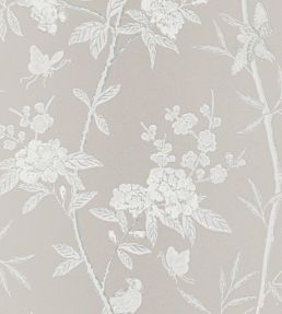 Peony & Blossom Wallpaper by GP & J Baker Soft Grey