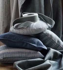 Gradient Stripe Fabric by Ian Mankin Bluestone