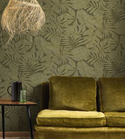 Granada Wallpaper by Casadeco Vert Kaki