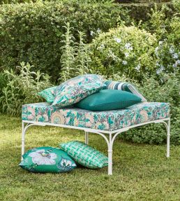 Cabana Stripe in Dixster Fabric by Liberty Pewter