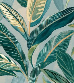 Grand Oasis Fabric by Arley House Reflection