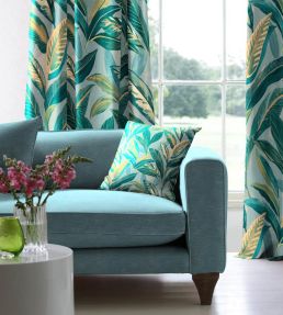 Grand Oasis Fabric by Arley House Reflection