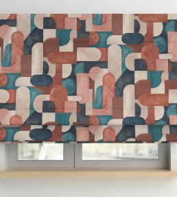 Grande Ikon Fabric by Arley House Brick