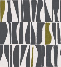 Grande Nordic Fabric by Arley House Monochrome