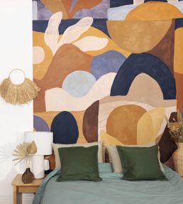 Grandiose Mural by Caselio Camel bleu