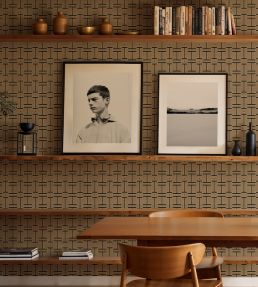 Grid Wallpaper by Coordonne Cotton