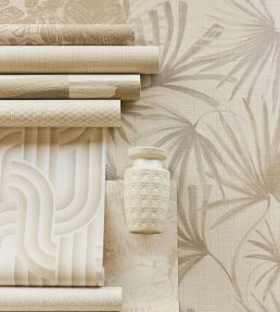 Groove Wallpaper by Eijffinger White/Cream