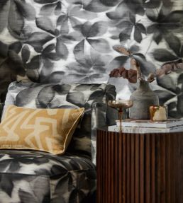 Grounded Fabric by Harlequin Black Earth / Parchment