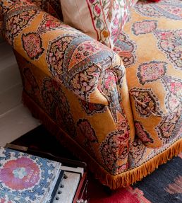 Gypsy Soul Fabric by MINDTHEGAP Yellow Pink