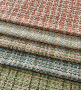 Hadlow Fabric by Nina Campbell Green/Chocolate/Chartreuse