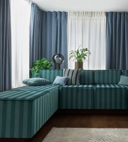 Haldon Fabric by Clarke & Clarke Mulberry