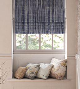 Hana Fabric by Warwick Indigo